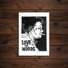 Dylan Thomas | Original Hand Printed Linocut Print | Love the Words - Image 2