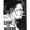 Dylan Thomas | Original Hand Printed Linocut Print | Love the Words - Image 3
