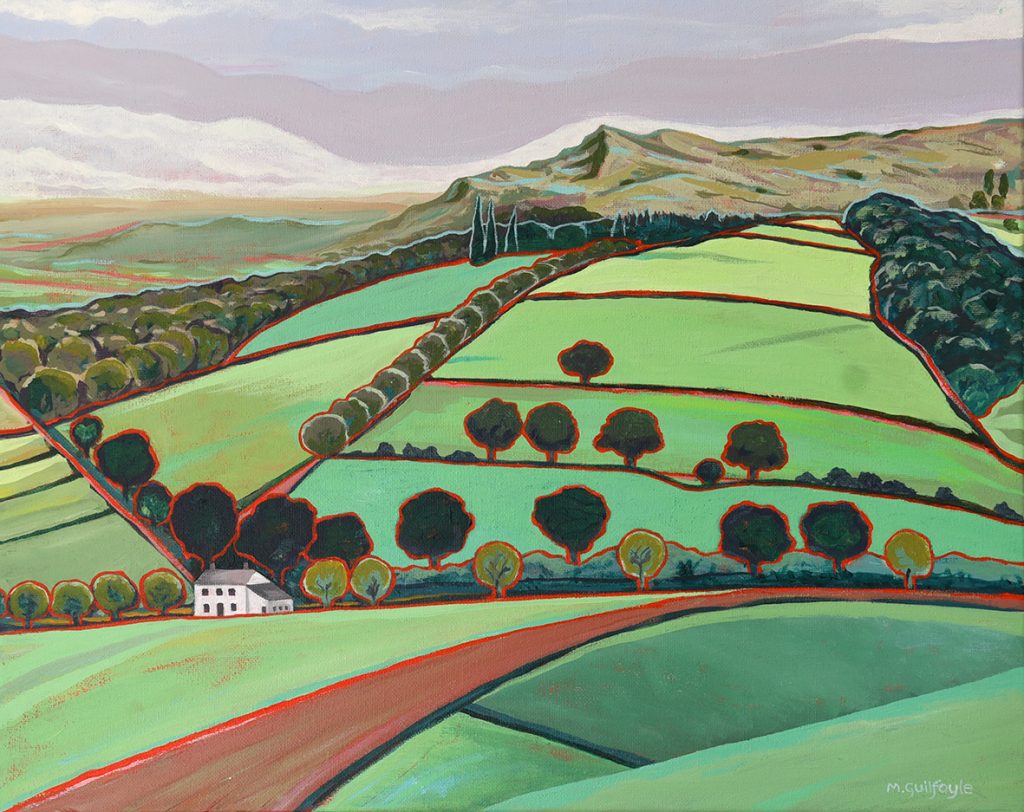 Elan Valley Acrylic Painting