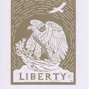 Liberty | Original Hand Printed Linocut Print