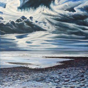 Llantwit Major sml Llantwit Major Oil Painting