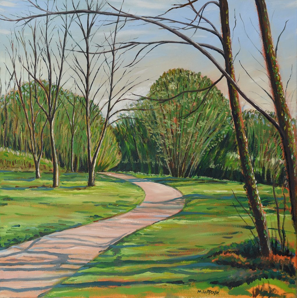 Woodland Walk Oil Painting